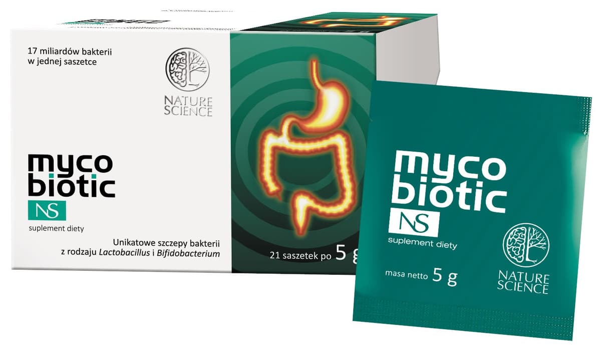 Nature Science Muco Biotic NS - Probiotisk blandning 105g (21 påsar × 5g)