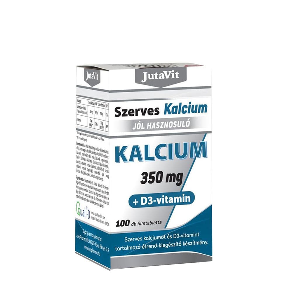 Jutavit - Organisch Calcium + Vitamine D3 60 capsules – Jutavit packaging