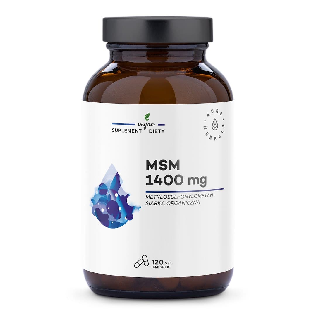 Aura Herbals - MSM - Gewrichtsondersteuning – Aura Herbals packaging