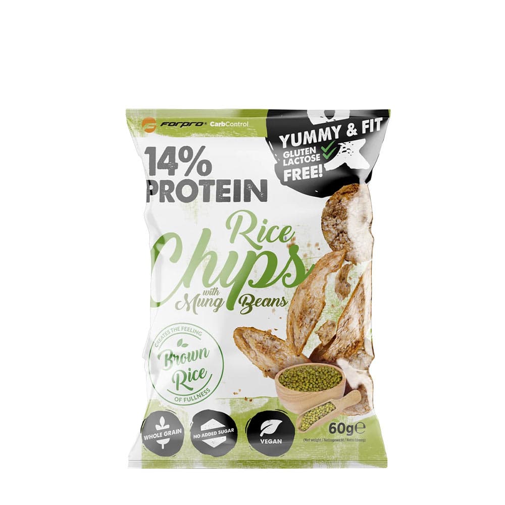 Forpro - 14% Protein Rice Chips – Forpro förpackning
