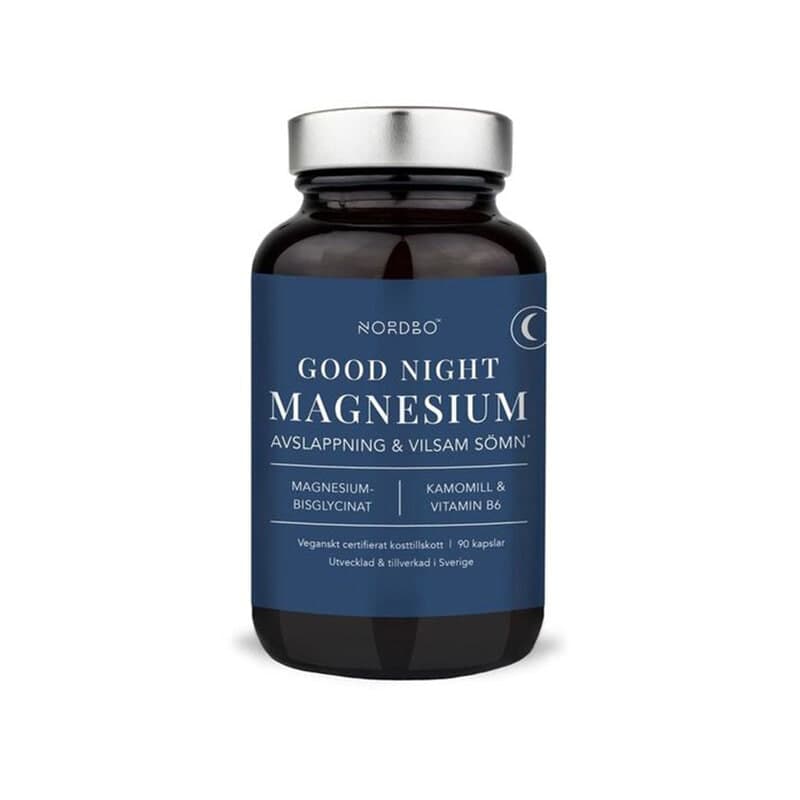 Good Night Magnesium 90 cápsulas | Nordbo – Nordbo embalagem