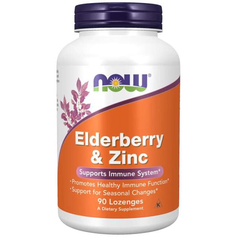 NOW Foods - Elderberry & Zinc – NOW Foods packaging