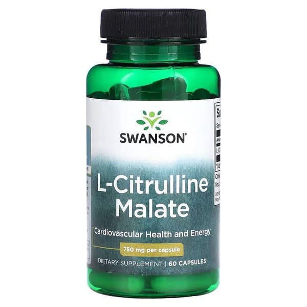 Swanson L-Citrulline Malate Complex 750mg - 60 kapslar