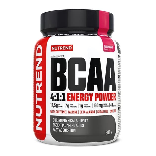 Nutrend - BCAA 4:1:1 Energypulver – Nutrend Verpackung