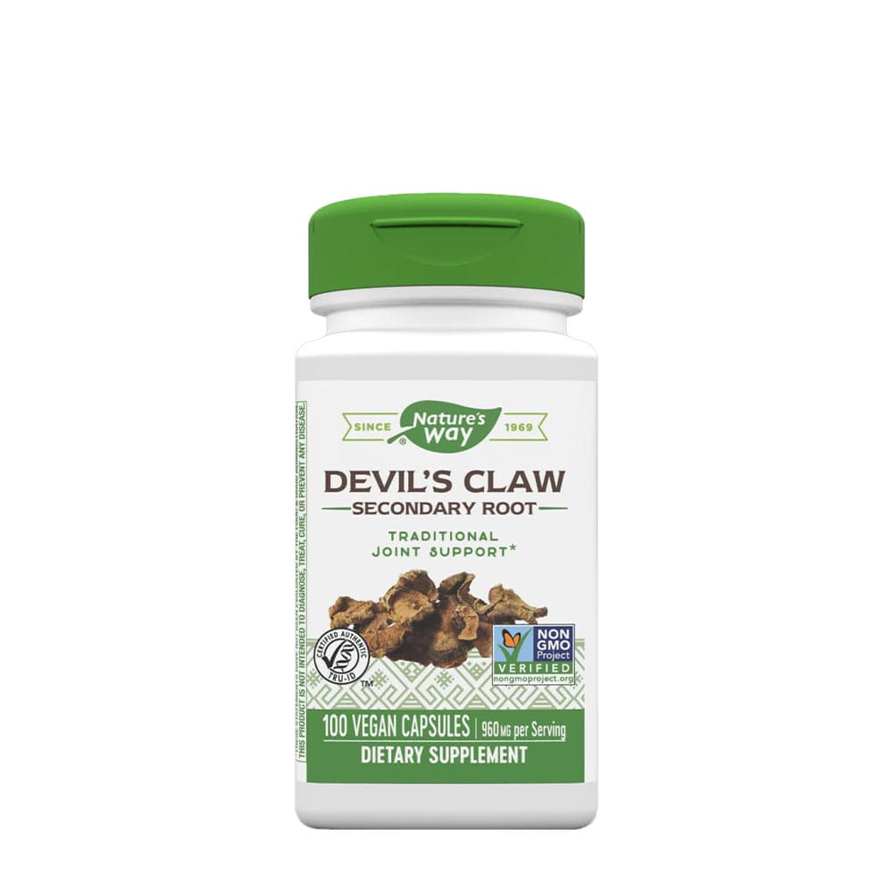 Nature's Way Devil's Claw Secondary Root - 100 capsules – Nature's Way packaging