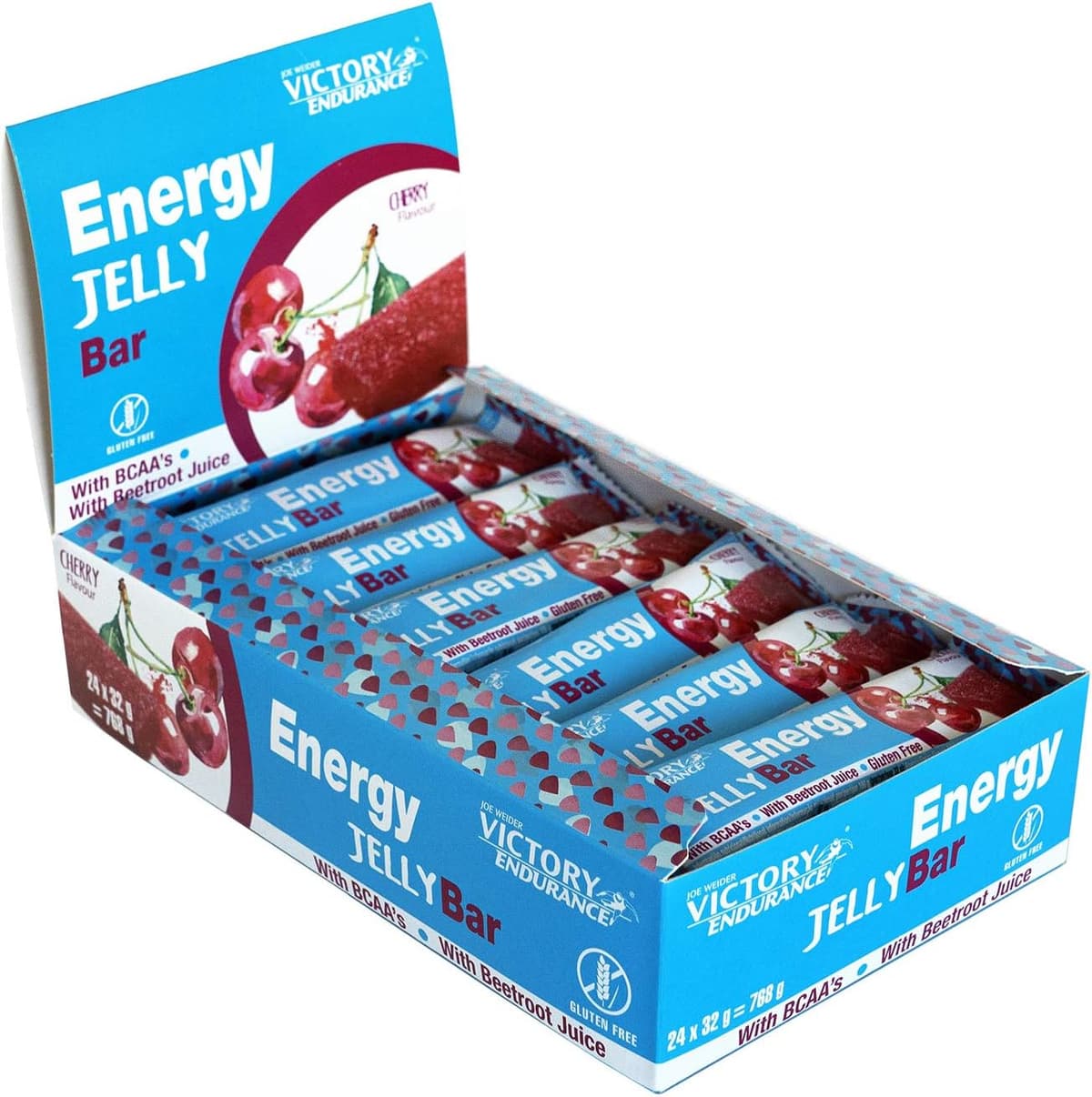 Weider - Victory Endurance Energy Jelly Bar, Cherry - 24 x 32g