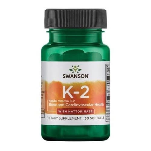 Swanson Vitamin K2 With Nattokinase - 30 Gélules – Swanson packaging