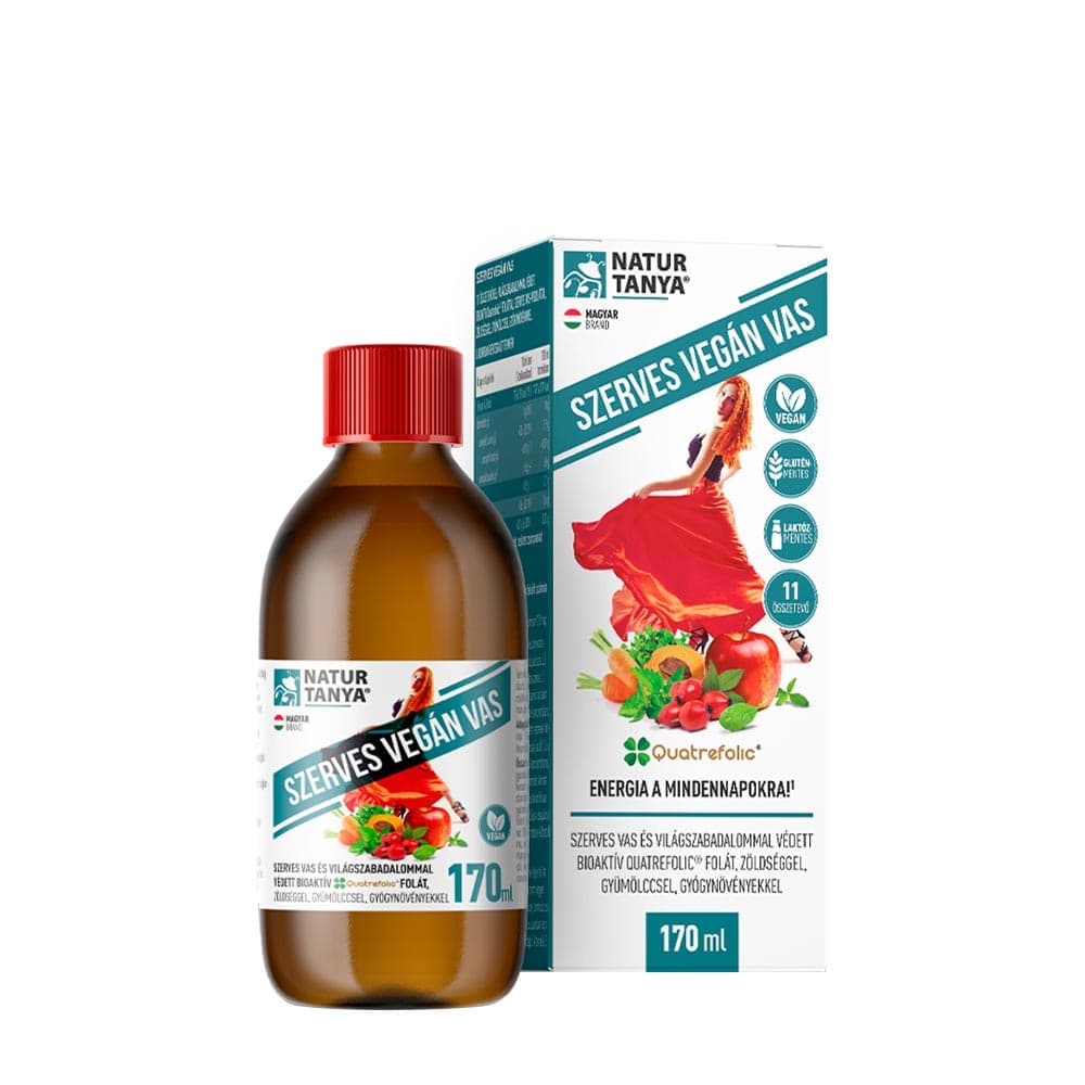 Natur Tanya - Organic Vegan Iron Syrup – Natur Tanya packaging