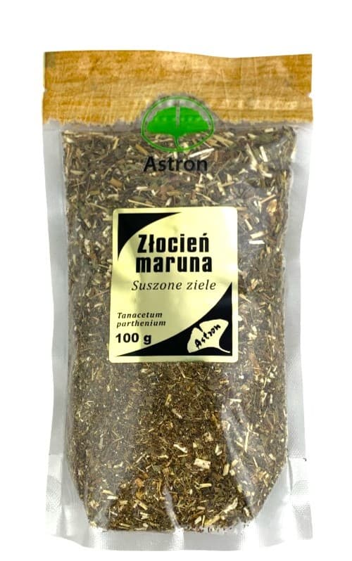 Astron - Feverfew Herb - 100g – Astron förpackning