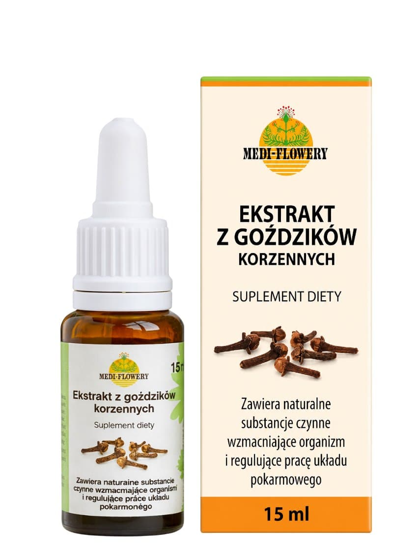 Medi-Flowery - Clove Extract - 15ml – Medi-Flowery Verpackung