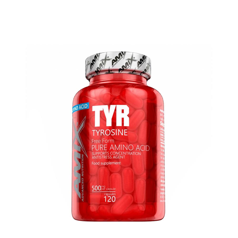 Amix Tyrosine 500 mg - 120 Capsules – Amix packaging