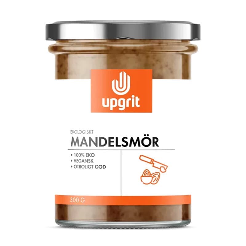 Amandelboter 300g – Upgrit verpakking