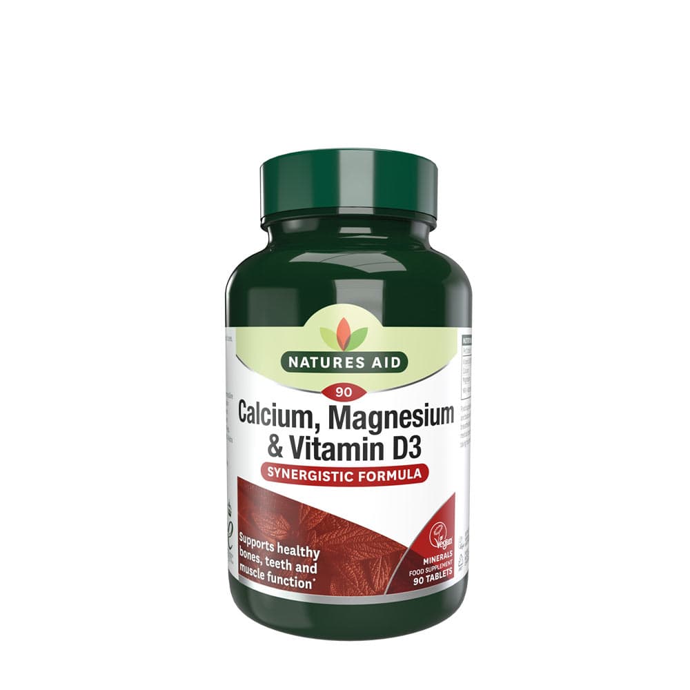 Natures Aid - Calcium, Magnesium & Vitamin D3 - 90 Tabs
