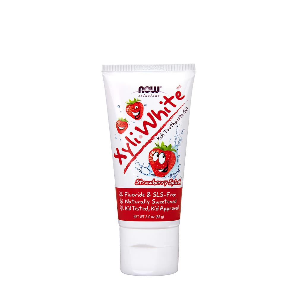 NOW Foods - Xyliwhite Kids, Aardbeiensmaak - 85g