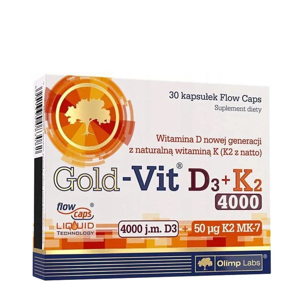 Olimp Labs Vitamin D3 + K2 2000IU – 30 kapslar – Olimp Labs förpackning