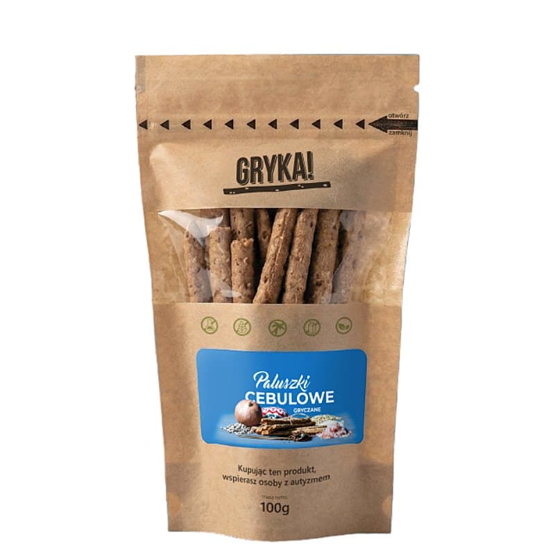 GRYKA! Onion Flavoured Buckwheat Sticks