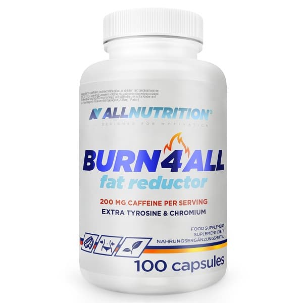 Allnutrition Burn4All 100 kapslar – Allnutrition förpackning