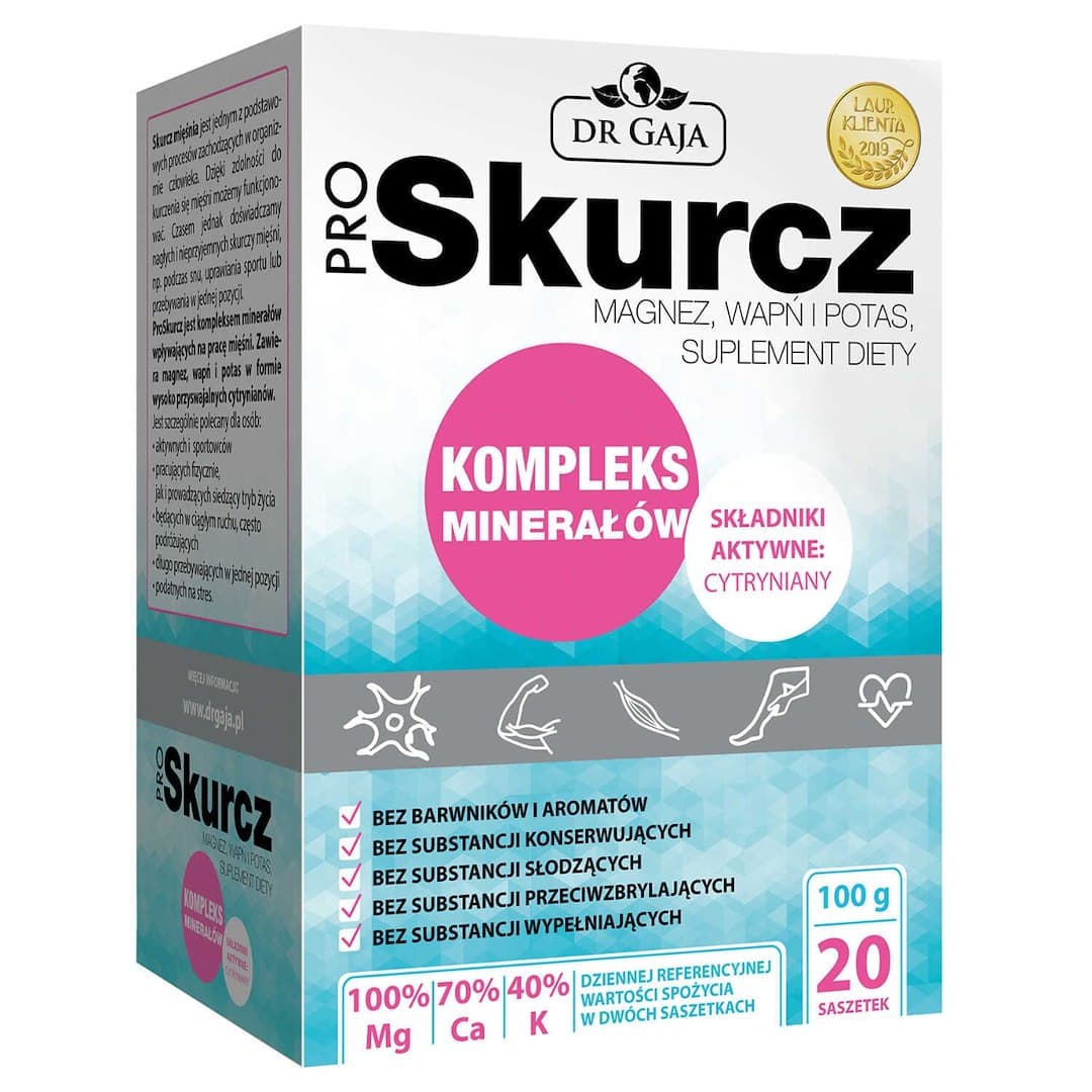 Dr Gaja ProSkurcz 20 saszetek 100 g – Dr Gaja förpackning