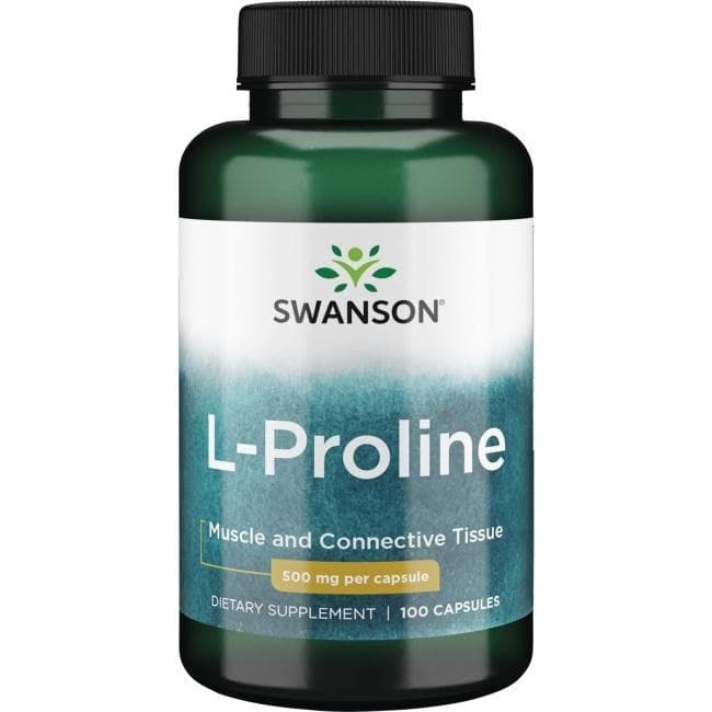 Swanson L-Proline 500 mg - 100 Kapseln
