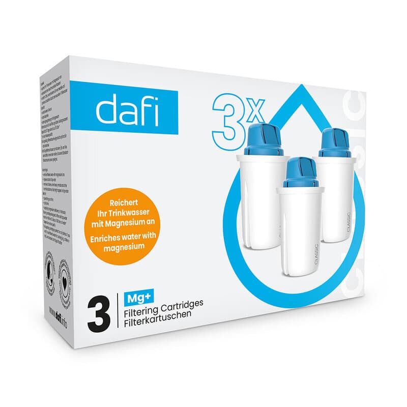 Filtre de magnésium 3-pack – Dafi emballage