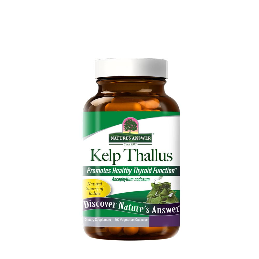 Nature's Answer - Kelp Thallus - 100 Vcaps – Nature's Answer förpackning