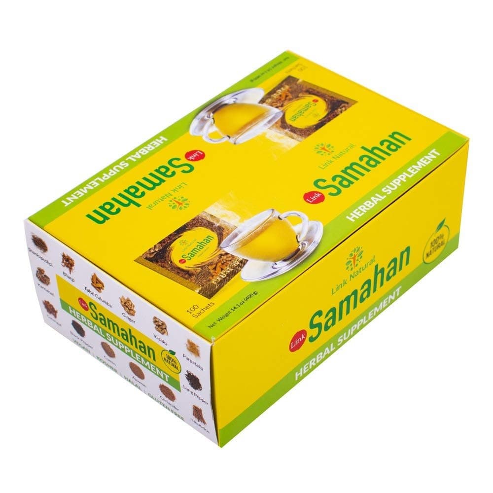 SAMAHAN té de hierbas ayurvédico natural 100 bolsitas | MedFuture – Lini's packaging
