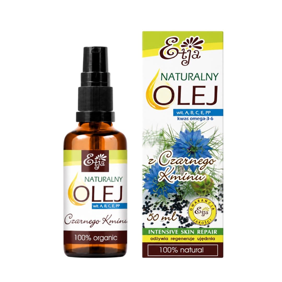 Etja Olej Z Czarnego Kminu 50ml – Etja verpakking