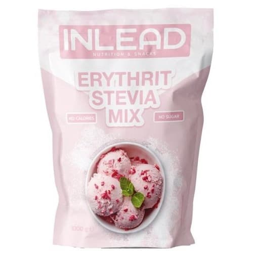 Inlead - Erythritol og stevia - 1000 g – emballage
