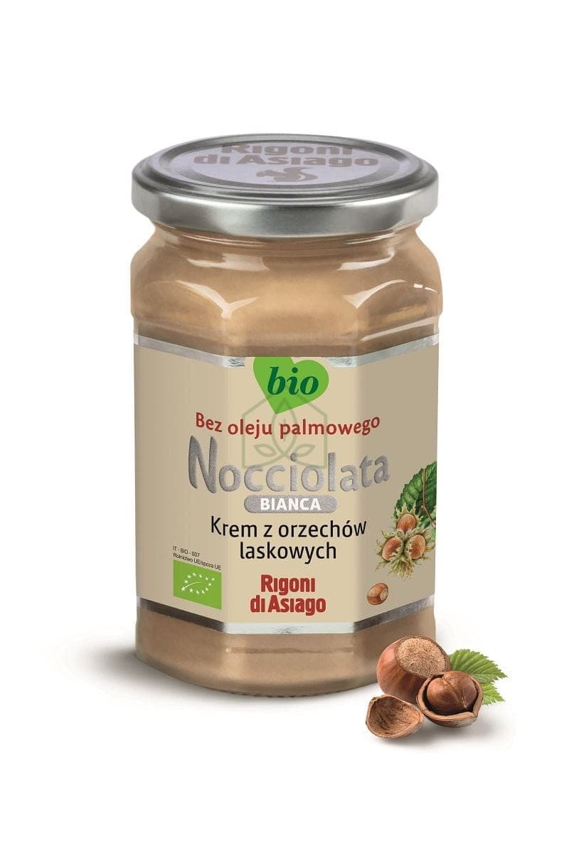 Nocciolata Krem Orzechy Laskowe Biały Sin Gluten BIO 250 g | Bio Planet