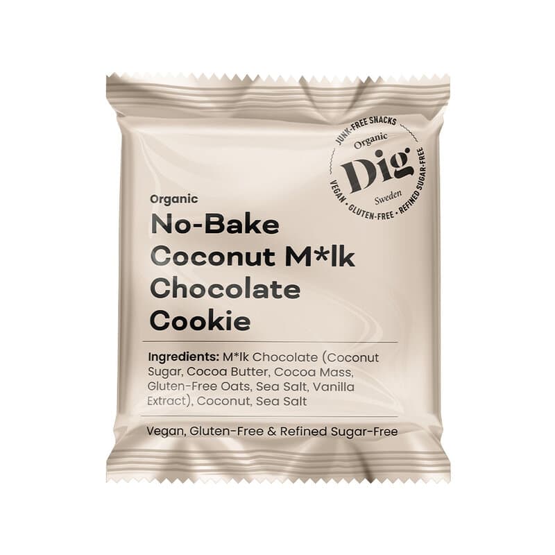 Cookie de Chocolate com Leite de Coco Sem Assar 30g