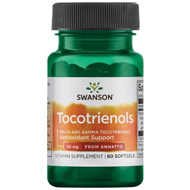 Swanson Tocotrienols, 50mg - 60 capsules molles – Swanson emballage