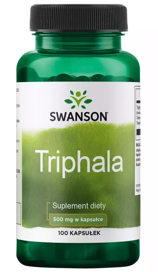 Swanson Triphala 500 mg - 100 cápsulas – Swanson empaque