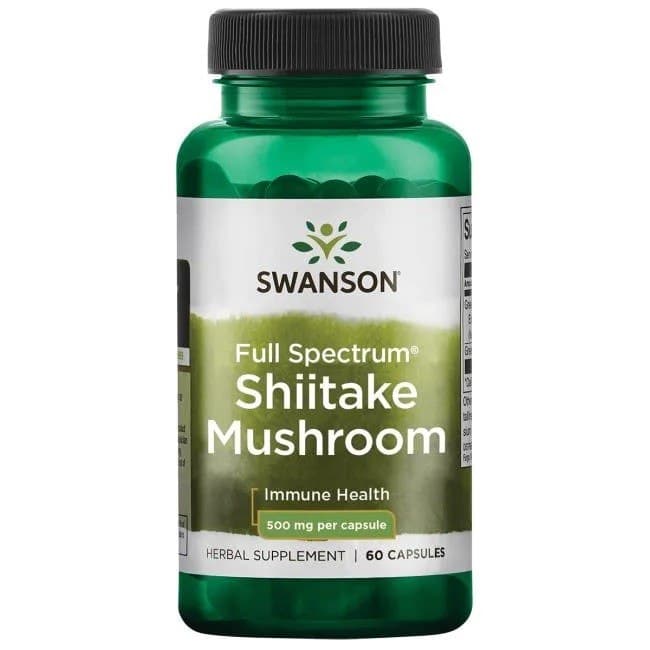 Swanson - Full Spectrum Shiitake Mushroom - 60 Kapseln – Swanson Verpackung