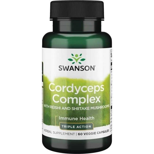 Swanson - Cordyceps Complex With Reishi And Shiitake 60 Vcaps – Swanson Verpackung