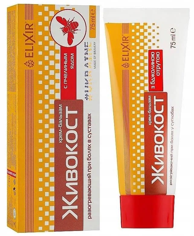 Elixir (Ukraina) - Elixir Comfrey Cream-Balm With Bee Venom 75ml