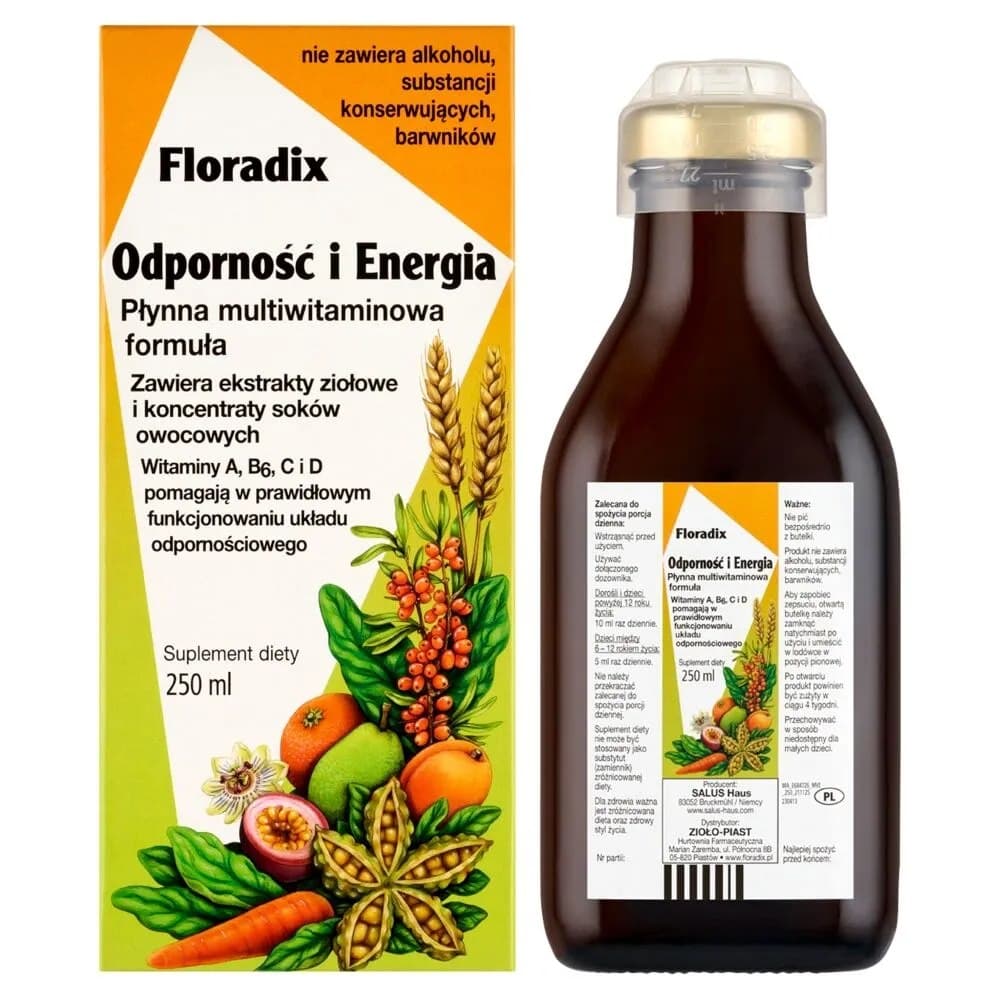 Floradix - Immunity And Energy Flüssiges Multivitamin - 250ml