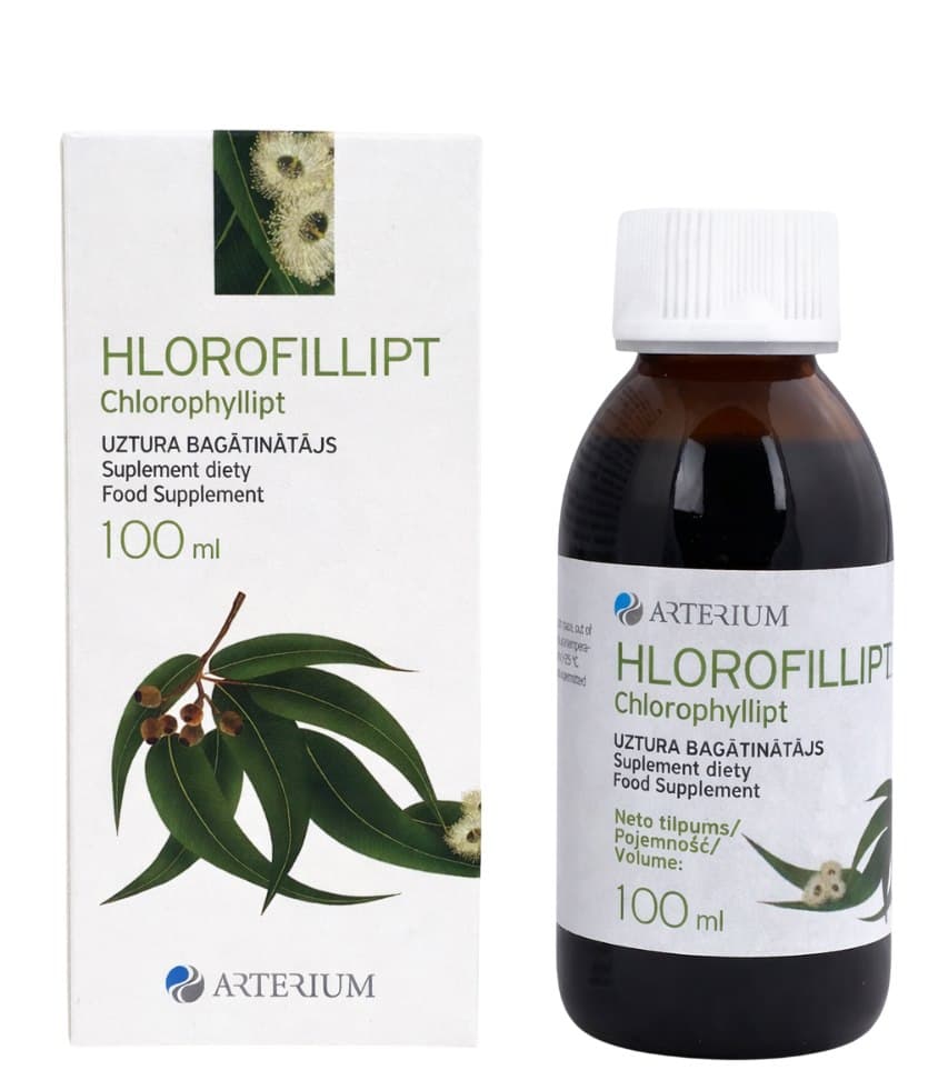Arterium - Aram Natura - Chlorophyllipt Eucalyptus Extract Liquid 100ml – Arterium Verpackung
