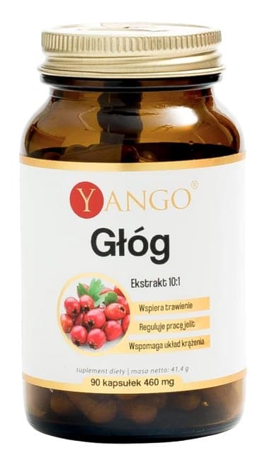 Yango Hagtorn Extrakt 370mg - 30 Kapslar – Yango förpackning