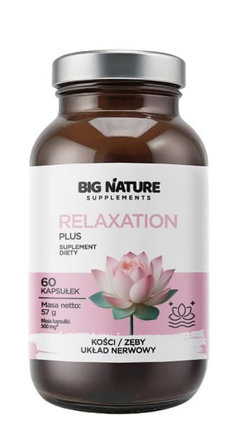 Big Nature - Relaxation Plus - 60 cápsulas – Big Nature embalagem