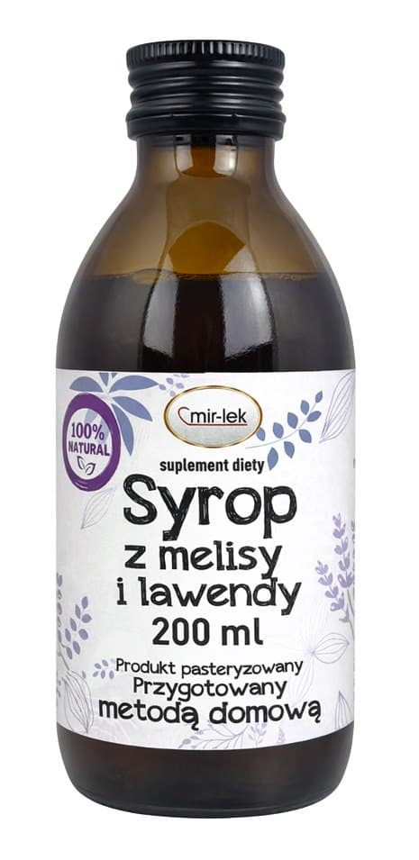Mir-Lek - Lemon Balm And Lavender Syrup 200ml