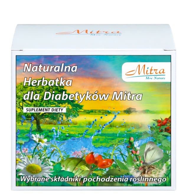 Mitra - Tè Naturale per Diabetici 30 x 2g – Mitra confezione