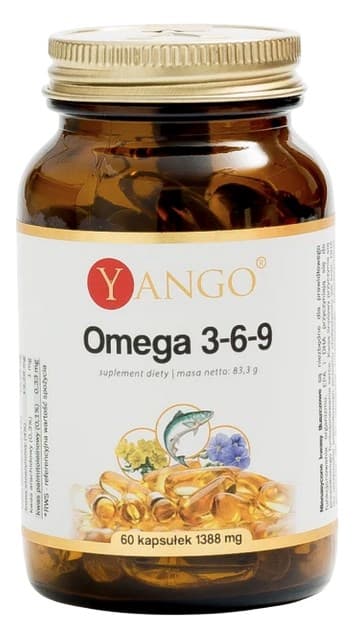 Yango Omega 3 6 9 60 kapslar – Yango förpackning