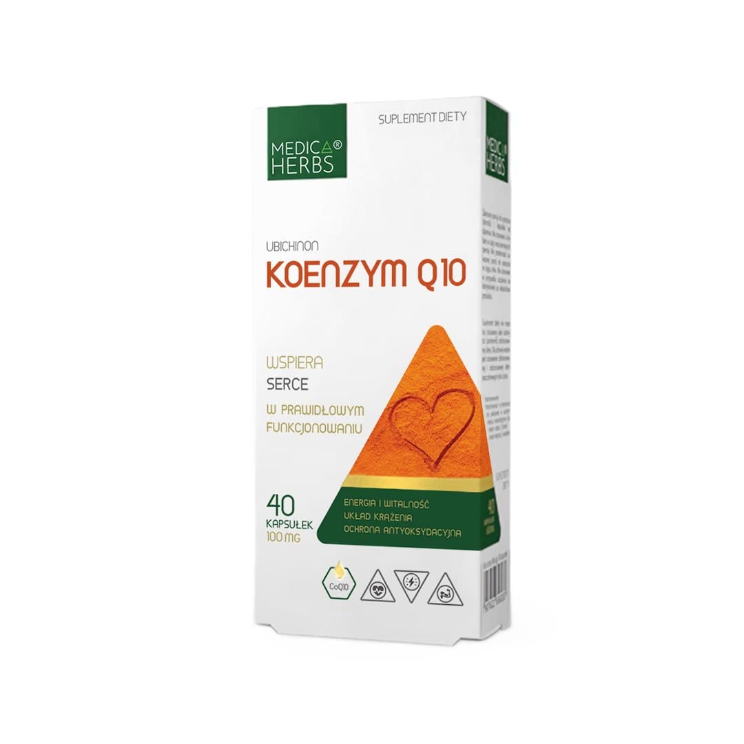 Medica Herbs - Coenzyme Q10 - 40 capsules – Medica Herbs verpakking