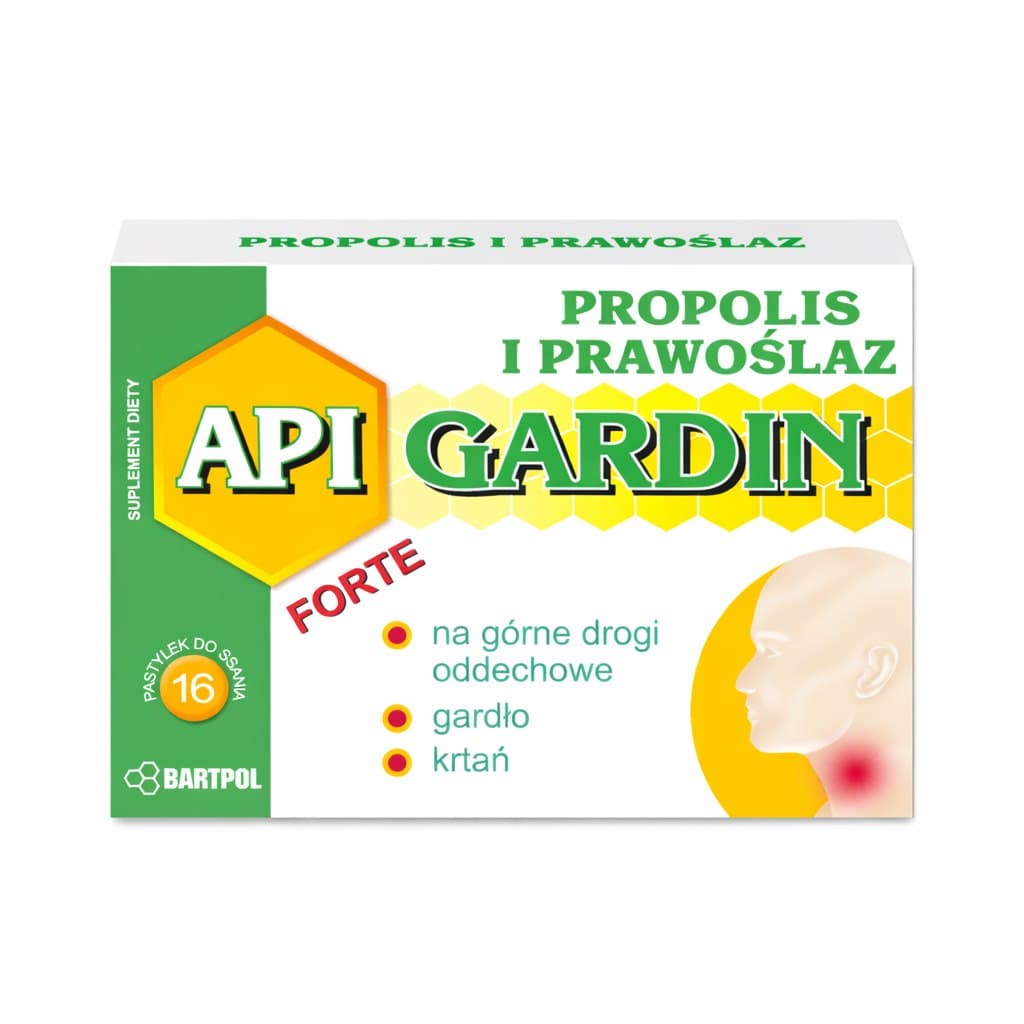 Bartpol Propolis & Echinacea Pastylki 16 – Bartpol opakowanie