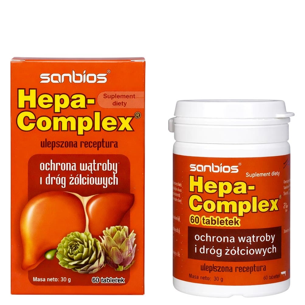 Sanbios - Hepa-Complex - 60 tabletter – Sanbios förpackning