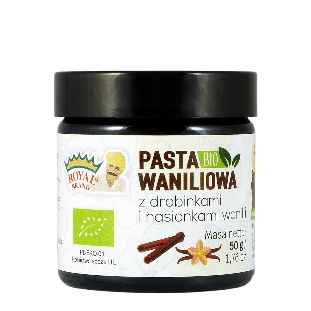 Royal Brand - Organic Vanilla Paste 50g – Royal Brand emballage