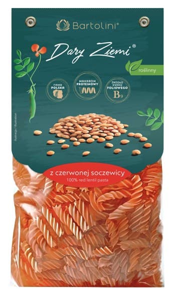 Bartolini - Red Lentil Pasta Spirals No. 2 250g