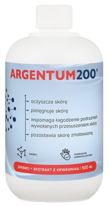 Argentum200 - Silver Tonic - 500ml – Argentum200 förpackning