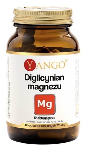 Yango - Magnesium Bisglycinate - 90 kapslar – Yango förpackning