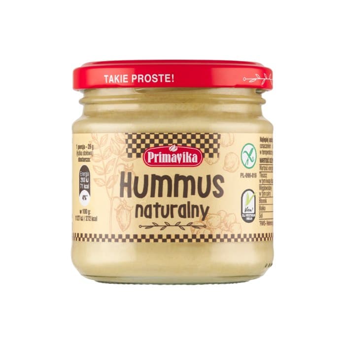 Primavika - Hummus - 160g – Primavika opakowanie